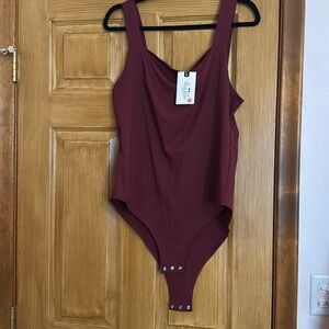 Maroon bodysuit. Brand new with tags